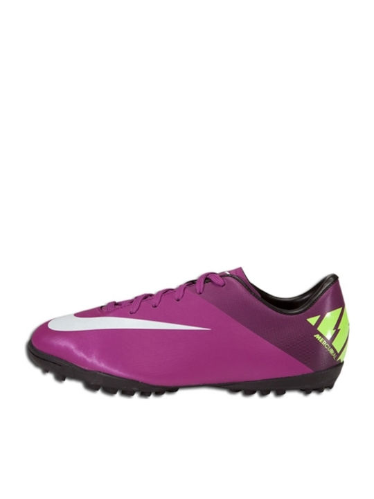 Nike Παιδικά Ποδοσφαιρικά Παπούτσια Mercurial Victory II με Σχάρα Μωβ