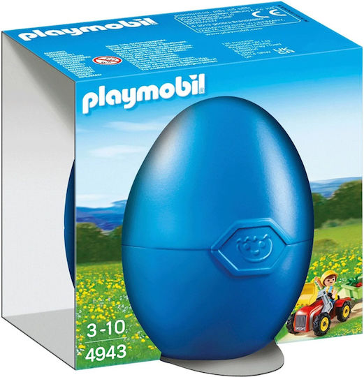 Playmobil Young children with tractor pentru 3+ ani ani