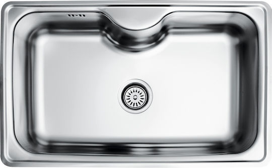 Fortinox Arena 22080 Ένθετος Inox Σατινέ Μ80xΠ50cm Ασημί