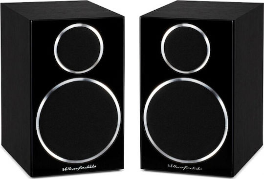 Wharfedale S019.31603 Paar Hi-Fi Lautsprecher Buch selbst 75W 2 Anzahl von Fahrern B14.3xT16.5xH23.2cm. Schwarz