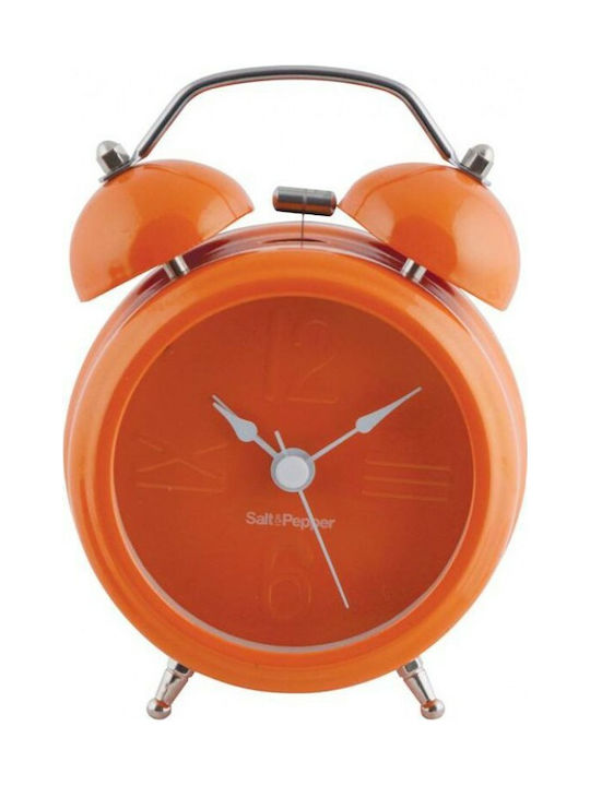 Salt & Pepper Tabletop Clock with Alarm 38323