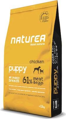 Naturea Naturals Puppy 12kg Trockenfutter für Welpen mit Huhn und Reis