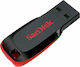 Sandisk Cruzer Blade 128GB USB 2.0 Stick Schwarz