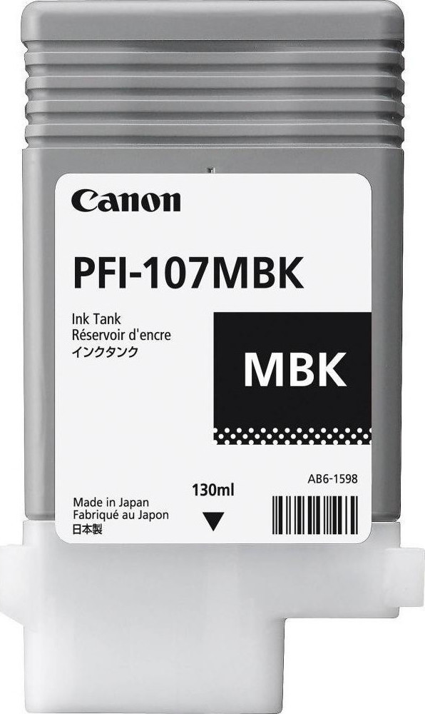 PC/タブレット PC周辺機器 Canon PFI-107 Μελάνι Εκτυπωτή InkJet Matte Μαύρο (6704B001 