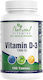 Natural Vitamins Vitamins D-3 Vitamin for Immune System Boost & Bone Health 1500iu 100 Tablets