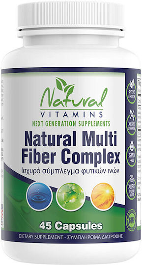 Natural Vitamins Natural Multi Fiber Complex Ειδικό Συμπλήρωμα Διατροφής 45 ταμπλέτες