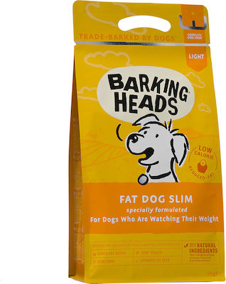 Barking Heads Fat Dog Slim 2kg Hrană Uscată Dietă pentru Câini Adulți cu Orez brun și Pui