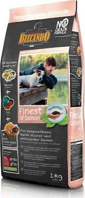 Belcando Finest GF Salmon 1kg Dry Food Grain Free for Adult Dogs of Small & Medium Breeds with Salmon