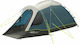 Outwell Camping Tent Igloo Blue with Double Cloth 4 Seasons for 2 People 120cm