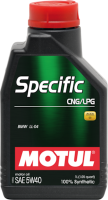 Motul Specific CNG/LPG Synthetic Car Lubricant 5W-40 1lt