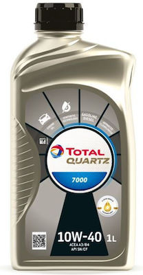 Total Quartz 7000 Semi-Synthetic Car Lubricant 10W-40 B4 1lt