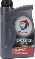 Total Quartz Ineo MC3 Συνθετικό Λάδι 5W-40 1lt