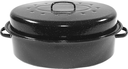 Dutch Oven Oval mit Grillrost 43x35cm 1Stück