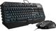 CoolerMaster Octane Gaming-Set Tastatur Volle Größe mit beleuchteten Tasten & Maus