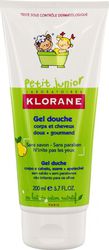 Klorane Hypoallergenic Kids' Bubble Bath & Shampoo Petit Junior with Pear in Cream Form 200ml