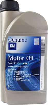 GM Opel dexos2 Synthetic Car Lubricant 5W-30 1lt