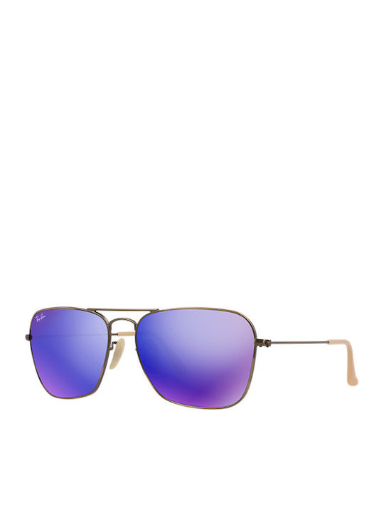 Ray Ban Caravan Мъжки Слънчеви Очила с Сребърен...