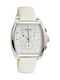 Dolce & Gabbana Women's Watch Chronograph with White Leather Strap