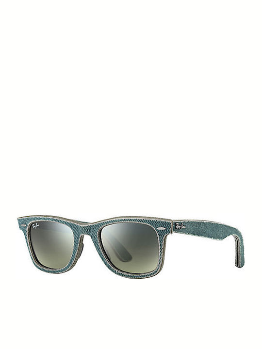 Ray Ban Wayfarer Unisex Sunglasses with Green P...