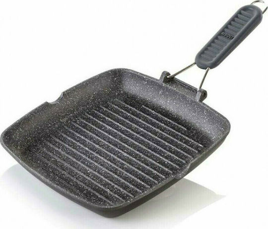 Risoli Granito 26cm Grill Cast Aluminum with Stone Coating