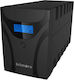 Bitmore U1200LCD UPS Line-Interactive 1200VA 600W with 3 Schuko Power Plugs