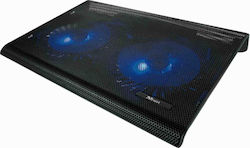 Trust Azul Pad de răcire pentru Laptop până la 17.3" cu 2 Ventilatoare și Iluminare