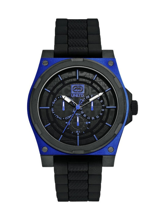Marc Ecko Herrenuhr Batterie mit Schwarz / Schw...