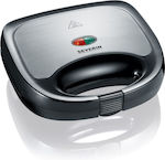 Severin Sandwich Maker pentru for 2 Sandwiches Sandvișuri 600W Inox