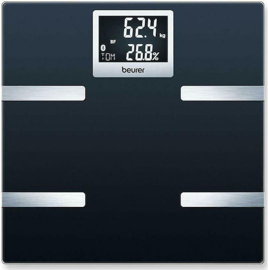 Beurer Smart Ζυγαριά 180kg με Λιπομετρητή & Bluetooth Μαύρη 74834