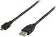 Valueline Regulär USB 2.0 zu Micro-USB-Kabel Schwarz 5m (VLCP60500B5.00)