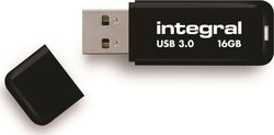 Integral 16GB USB 3.0 Stick Μαύρο