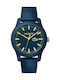 Lacoste Watch Battery with Blue Rubber Strap