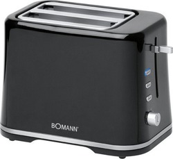 Bomann TA 1577 CB 138-0443 Toaster 2 Schlitze 870W Schwarz