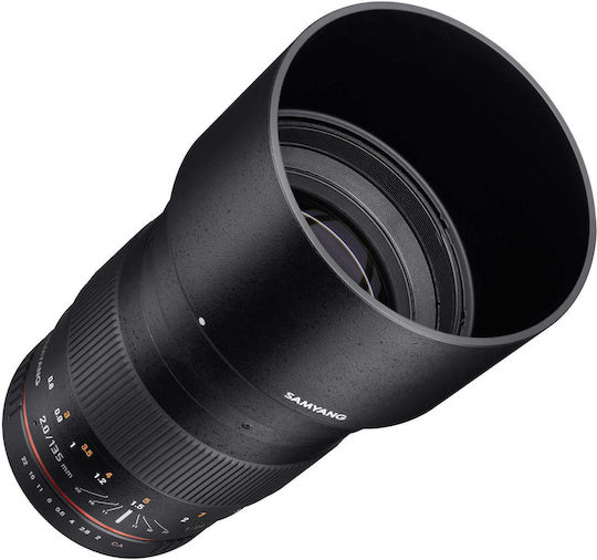 Samyang Full Frame Camera Lens 135mm f/2.0 ED UMC Telephoto for Sony E Mount Black