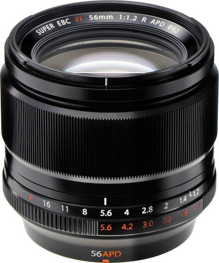 Crop Φωτογραφικός Φακός Fujinon XF 56mm F1.2 R APD Telephoto για  X Mount Μαύρος