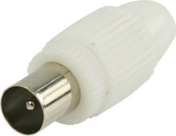 Valueline VLSP40903W Βύσμα Coaxial 2τμχ