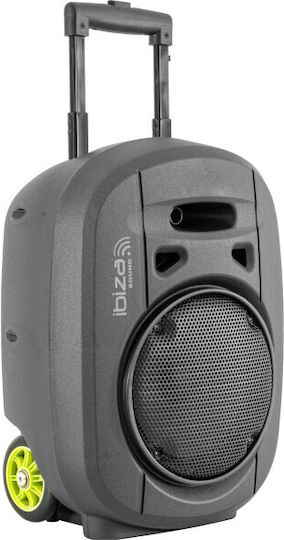 Ibiza Sound Ηχείο Karaoke με Ασύρματο Μικρόφωνο PORT8VHF-BT Μαύρο