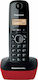Panasonic KX-TG1611 Ασύρματο Τηλέφωνο Μαύρο/Κόκ...