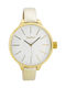 Oozoo Watch with Beige Leather Strap C7166