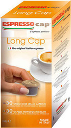 Espressocap Κάψουλες Espresso Long Cap Συμβατές με Μηχανή Espressocap 30caps