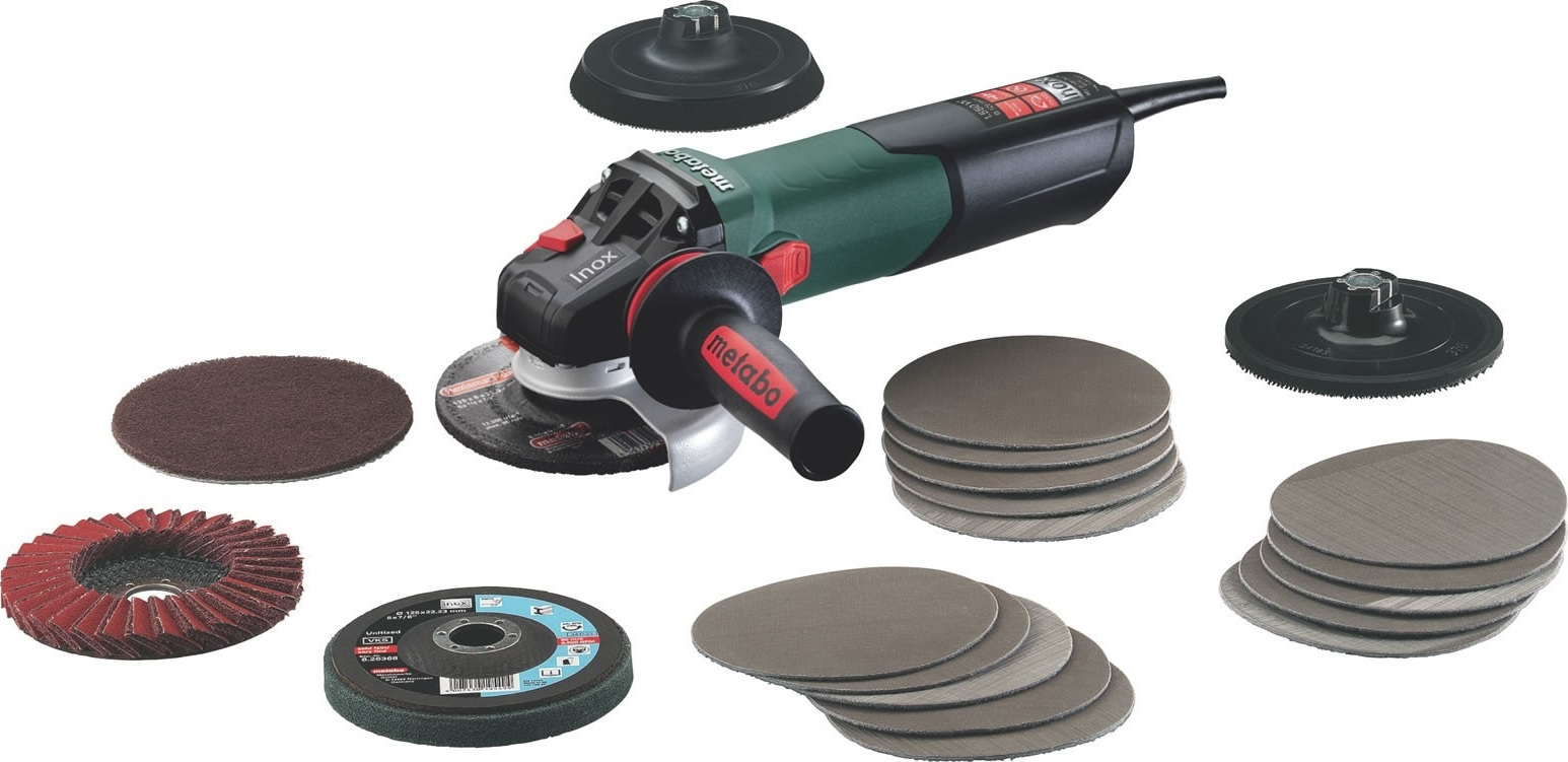 Metabo WEV 15-125 Quick Inox Set Τροχός 125mm Ρεύματος 1550W 600572500 ...