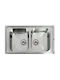 Karag BL-887 BL887 Drop-In Sink Inox Satin W86xD50cm Silver
