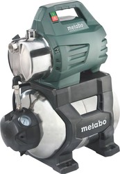 Metabo 600973000 Einstufig Einphasig Wasserdruckpumpe mit Behälter 24 Liter 1300W