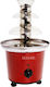 Sephra Red Chocolate Fountain with 3 Flats Baby 220W 19x19x33cm