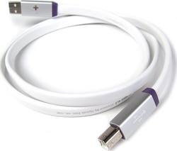 Oyaide d+ Class S OY/EM/000007 USB 2.0 USB-A male σε USB-B male Λευκό 1m