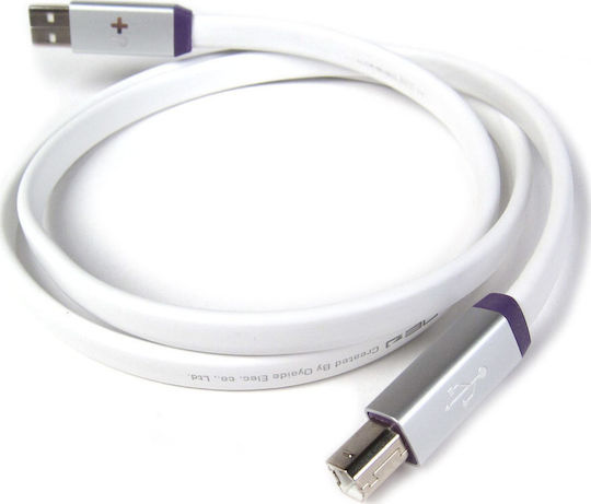 Oyaide USB 2.0 Cable USB-A male - USB-B male Λευκό 1m OY/EM/000007