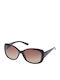 Polaroid Women's Sunglasses with Brown Plastic Frame and Brown Polarized Lens P8317 0BM/LA