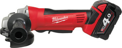 Milwaukee HD18 AG115-402C Ъглошлайф с 2 Батерии 4Ах