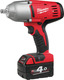 Milwaukee HD18 HIWF-402C Μπουλονόκλειδο Μπαταρίας 18V 2x4Ah με Υποδοχή 1/2"