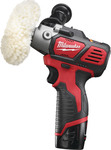 Milwaukee M12 BPS-421X Rotary Polisher 12V 2x4Ah with Speed Control